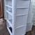 STERLITE 4-Drawer Plastic Storage Drawer Unit x 38" H w/Casters, White 8 thumbnail