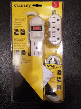 Extension Cord Husky 50 Ft & Safety Case X 2 & Surge Protector Set NEW - $40 (Pembroke Pines)63471414036483120