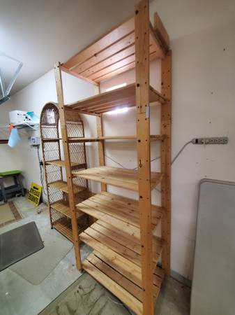 Tall storage shelves 1