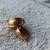 Vintage Givenchy Gold Tone Logo Earrings. Clip-on, Half-moon, Signed. 1 thumbnail