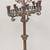 RARE TABLE CANDELABRA REPAIR PROJECT 10-CANDLE, CIRCULAR, ORNATE BRASS 1 thumbnail