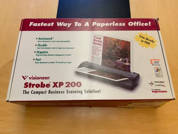 *NEW* Strobe XP 200 Sheetfed Portable Scanner 1