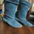 Vintage Teal Mid-Calf Suede Boots (7-7 ½) 1 thumbnail