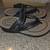 OrthoFeet EL DORADO 567 Men's Sandals -Black Size 8.5 Wide (2E)  NIB 1 thumbnail