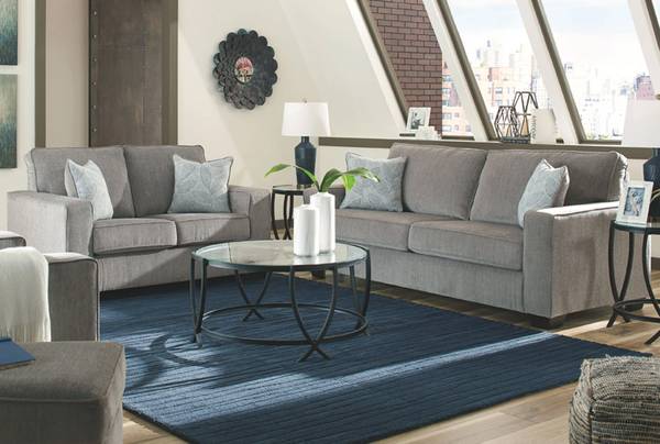 Modern Ashley Grey Sofa & Loveseat – Affordable Price Best Value 1