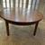 Vintage Round Oak Dining Table 1 thumbnail
