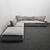 Utopia Modular 3 Piece Grey 123" Sectional Sofa Couch With Chaise - Can Deliver! 2 thumbnail
