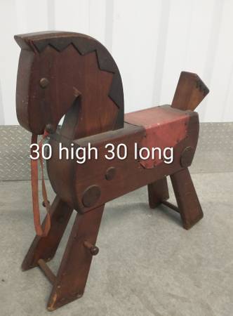 Antique ride on horse 1