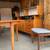 Danish Teak Dining Table , Chairs + Hutch - single owner 8 thumbnail