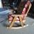 Amish Made Outdoor Porch Treated Rocking Chair 1 thumbnail
