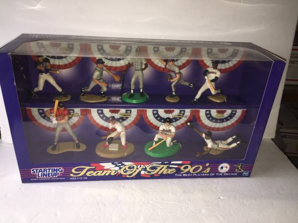 Starting Lineup MLB Team Of The 90’s Baseball 9 figures new in box 1