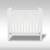 Delta Children Classic mini crib - Bianca white 4 thumbnail