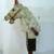 ANTIQUE HAND CRAFTED WOOD STICK HOBBY HORSE ON WEELS - 38" TALL 5 thumbnail