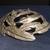 Decorative metal bowls made of metal feathers 16in and 10in 4 thumbnail