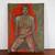 Vintage nude oil painting on canvas, signed "Taigher", c. 1960s 2 thumbnail