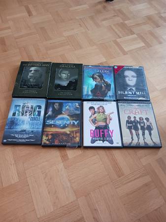 8 HORROR DVD's - amazing collection 1