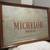 Vtg Wood Framed Michelob Mirror -Smoked w/Gold Etching 2 thumbnail