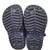 Crocs sandals Unisex Child size 8C Navy 5 thumbnail