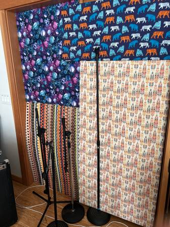 flannel covering sound proofing 1