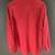 Edward Company Size L 100% Linen Long-sleeve Women’s Red Shirt 3 thumbnail
