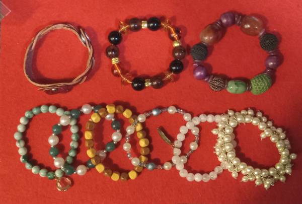 9 Bracelets Total 1