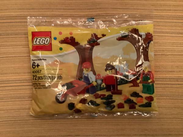 LEGO 40057 Polybag Fall Theme Set - Autumn Leaves Garden Clean Up 1
