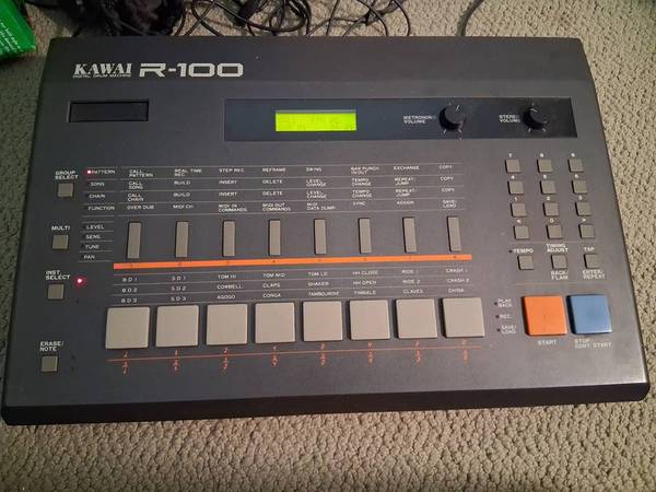 Kawai R-100 Digital Drum Machine, 1987 - electronics - by owner
