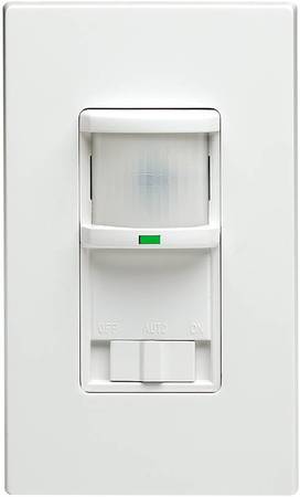 Leviton PR150 Passive Infrared Wall Switch Occupancy Sensor, White 1