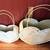 2 Home Interiors baskets Wall Pocket Planters NEW shabby chic 3 thumbnail