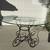 Round Glass Dining Table, 4-foot diameter 2 thumbnail