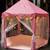 NEW princess castle girl pink play tent doll house play house with LED star ligh 1 thumbnail