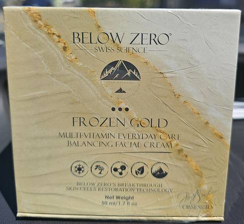 Below zero Swiss science frozen gold multi-vitamin facial cream 1