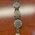 950 silver aztec calendar panel bracelet 3 thumbnail