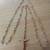 Fashion Gold with Pastel Crystal Beads Rosary Necklace Rose 16 4 thumbnail