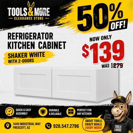 Refrigerator Kitchen cabinet 1