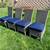 Outdoor Patio Brown Jordan Premium Teak Table Pottery Barn Chairs 10 thumbnail