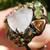 Moonstone ring, 6 Opals 4Yellow Citrines 2Peridots, Size 8 custom made 12 thumbnail