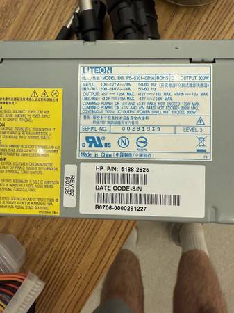 Fuente de alimentación Liteon 300 W - $10 (GILBERT)63469933602049121