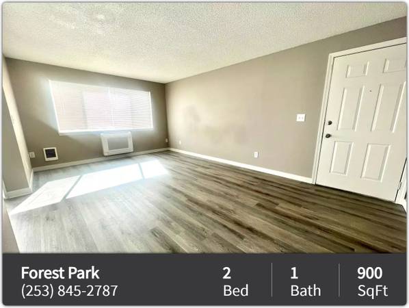 $1,750 / 2br - 900ft2 - Spacious 2 Bed, 1 Bath. 900 SqFt! Wonderful community! Visit today! (Puyallup)64031308314498120