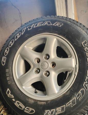 Jeep Rim with Good Year Tire 1