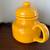Large Bright Yellow Ceramic Tea Pot with Lid 3 thumbnail