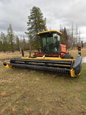 New Holland 320 swather 1