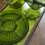 5pcsVintage 1950’s EO Brody co M200 green tray, 3 serving dishes. Plater has m 1 thumbnail