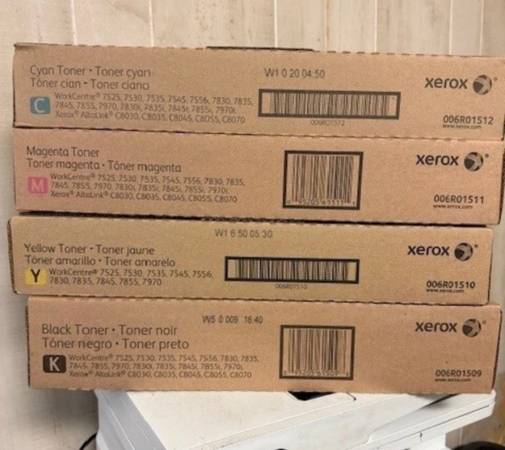 Xerox Toner 006R01509,1510,1511,1512s 1