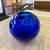 Vintage Blenko Sapphire Blue Rose Bowl 2 thumbnail
