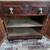Antique early americana sideboard cabinet with marble top 4 thumbnail