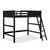 Full Size Loft, Black bed 2 thumbnail