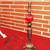 LAMP Vintage Style Bronze Red Glass Ceramic Light For Restoration 1 thumbnail