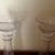 2 Glass Candle  Holders - Footed Pedestal - 16" tall - heavy 3 thumbnail