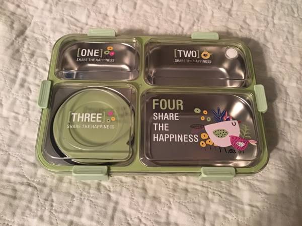 Stainless steel bento box lunchbox 1